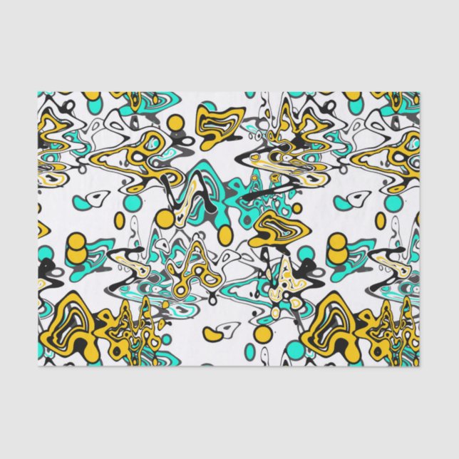 Papel De Seda Porta, abstrato (Frente )