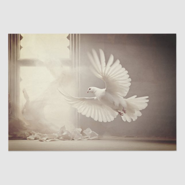 Papel De Seda Porta branca (Frente )