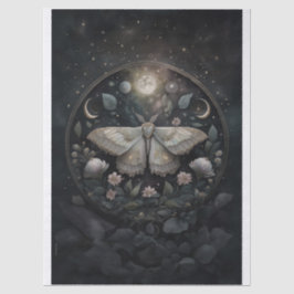 Papel De Seda Portal Prateado Misterioso, Eclipse Solar, Pratead