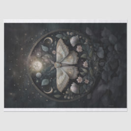 Papel De Seda Portal Prateado Misterioso, Eclipse Solar, Pratead