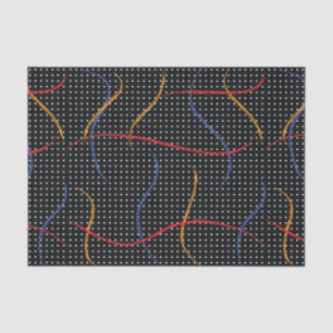 Papel De Seda Portas e Splatter de Pintura Retroativa