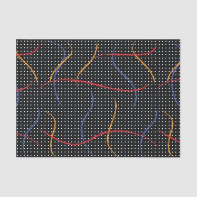 Papel De Seda Portas e Splatter de Pintura Retroativa (Frente )