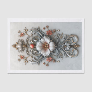 Papel De Seda Portátil/Alivio do ornamentado