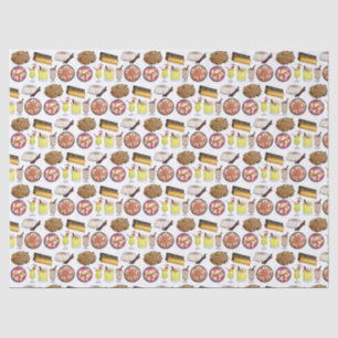 Papel De Seda Porto Rico Foodie, Comida Cuisine