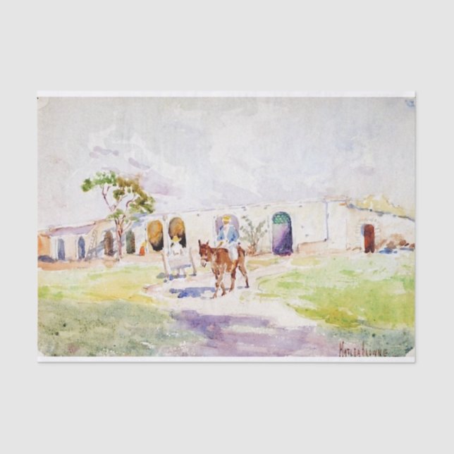 Papel De Seda Porto Rico por Matilda Browne (Frente )