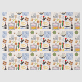 Papel De Seda Portugal - Símbolos Viagem Amantes