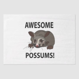 Papel De Seda Possum Awincrível Funny Possum