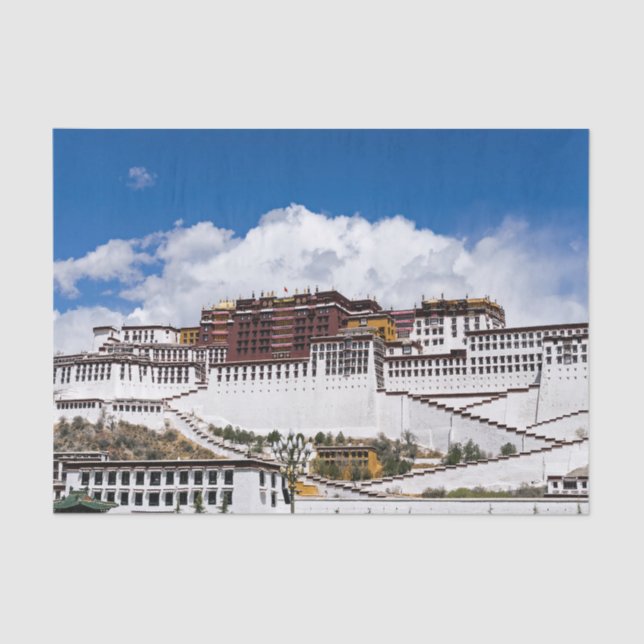 Papel De Seda Potala palace in Lhasa - Tibet (Frente )