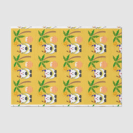 Papel De Seda Pote, Vaca e Árvore Pongal