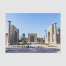 Praça Registan - Samarkand, Uzbequistão, Ásia