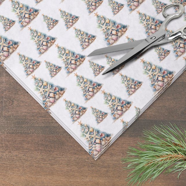 Papel De Seda Praia Natal (Beach Christmas Tissue Paper)