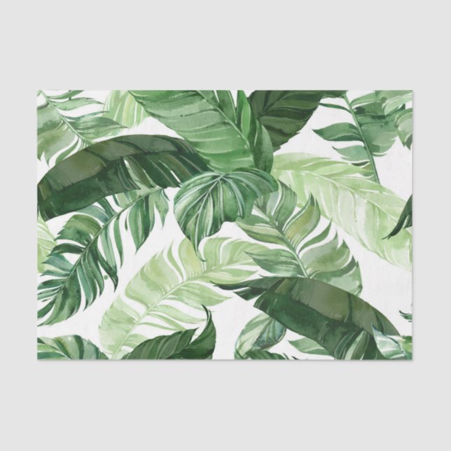 Papel De Seda Praia Tropical (Frente )