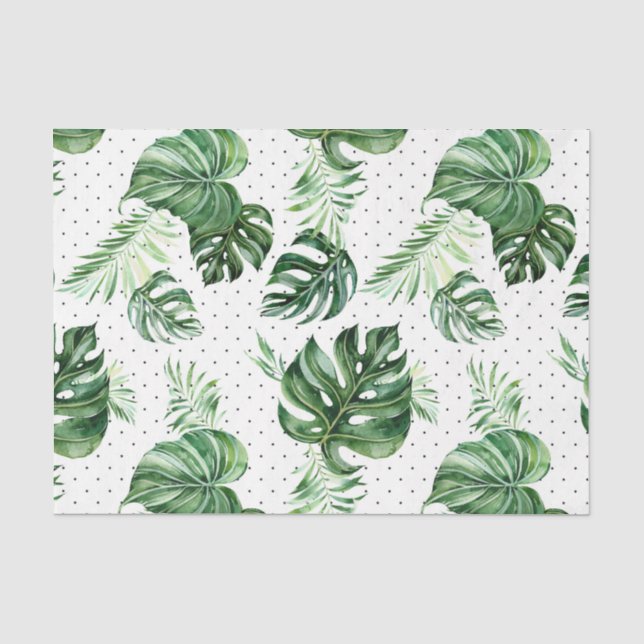 Papel De Seda Praia Tropical da Moda (Frente )