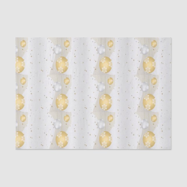 Papel De Seda Prata e Dourado (Frente )