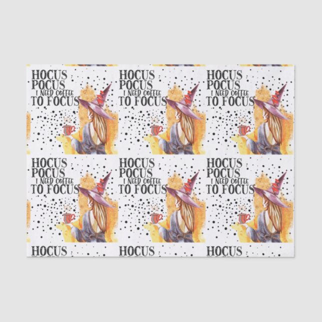 Papel De Seda Preciso De Café Para Me Concentrar (Frente )