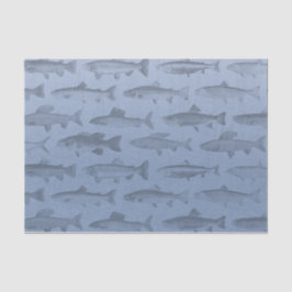 Papel De Seda Preferencialmentes São Padrões De Peixe Personaliz