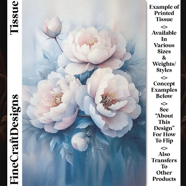 Papel De Seda Preparações Brancas e Rosa Suaves, Sonoras, Deslig (Criador carregado)