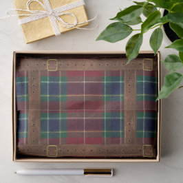 Papel De Seda Preppy Lux Natal Xadrez II