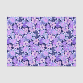 Papel De Seda Preppy Palm Beach Impressão Lavanda e tartarugas r