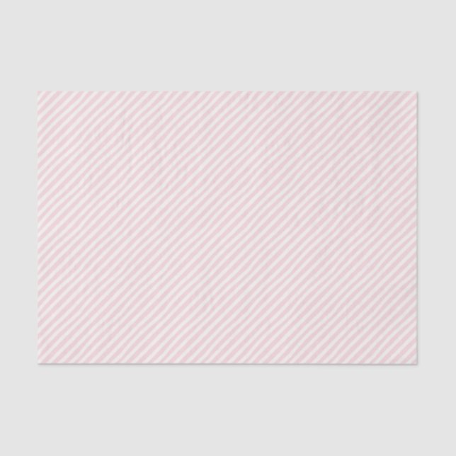 Papel De Seda Preppy Pink Striped (Frente )