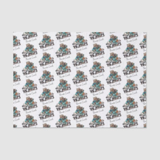 Papel De Seda Presente de Agradecimento ao Treinador Wombat Arte