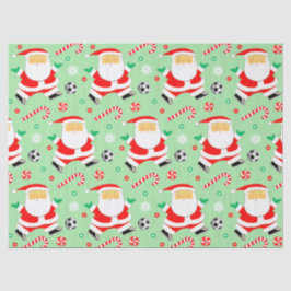 Papel De Seda Presente de Feriado de Futebol