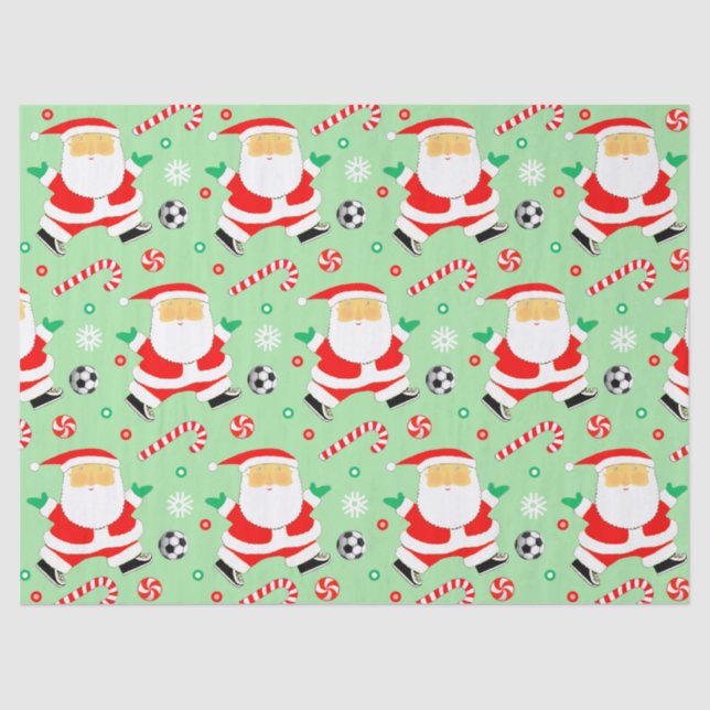 Papel De Seda Presente de Feriado de Futebol (Frente )