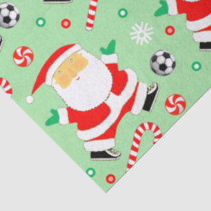 Papel De Seda Presente de Férias de Futebol