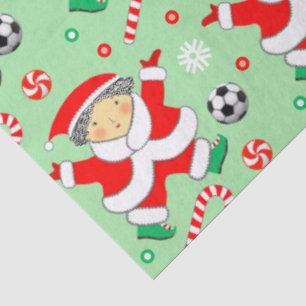 Papel De Seda Presente de Férias de Futebol