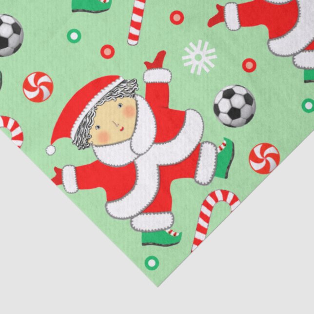 Papel De Seda Presente de Férias de Futebol (Detalhes)