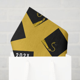 Papel De Seda Presente de Formatura Dourado