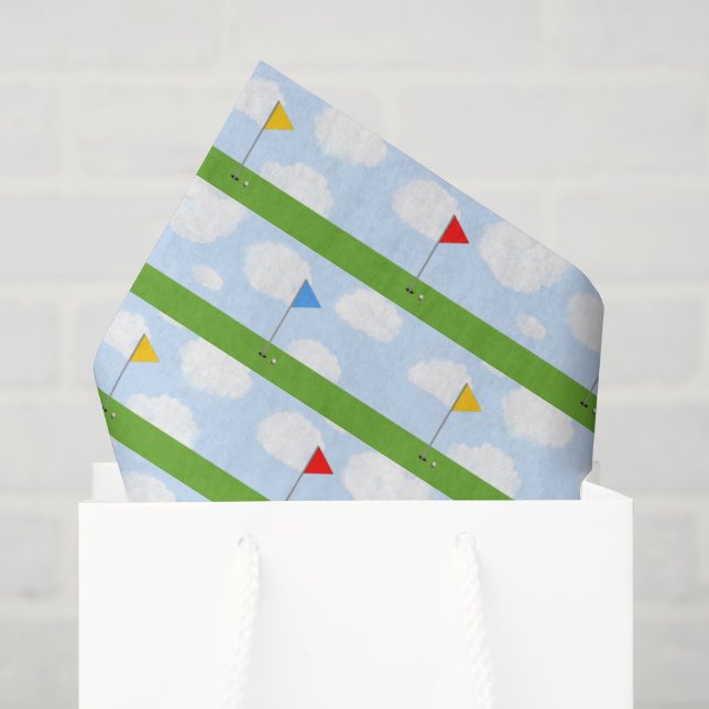 Papel De Seda Presente de Golfe (Sacola de presentes)