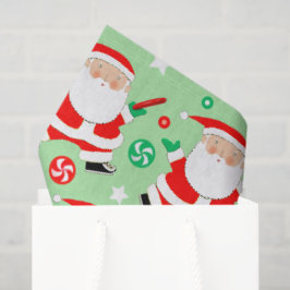 Papel De Seda Presente de Natal de Disc Golf