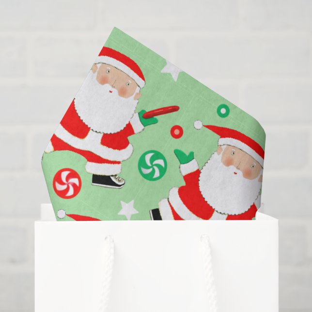 Papel De Seda Presente de Natal de Disc Golf (Sacola de presentes)