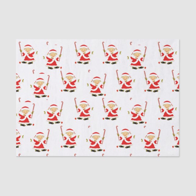 Papel De Seda Presente de Natal de Hóquei em Campo (Frente )