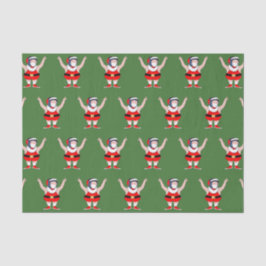 Papel De Seda Presente de Natal de luta Wrestler