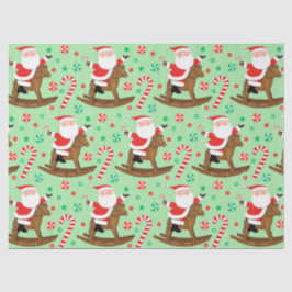 Papel De Seda Presente de Natal Equestre