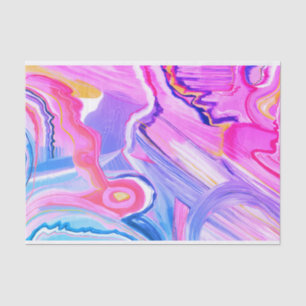 Papel De Seda Presente de pintura por Abstrato pintada à mão