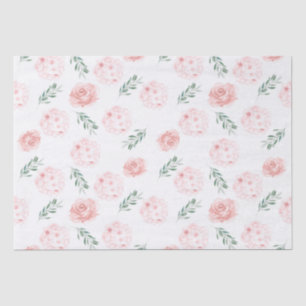 Papel de seda presente Hortênsia Rosa 