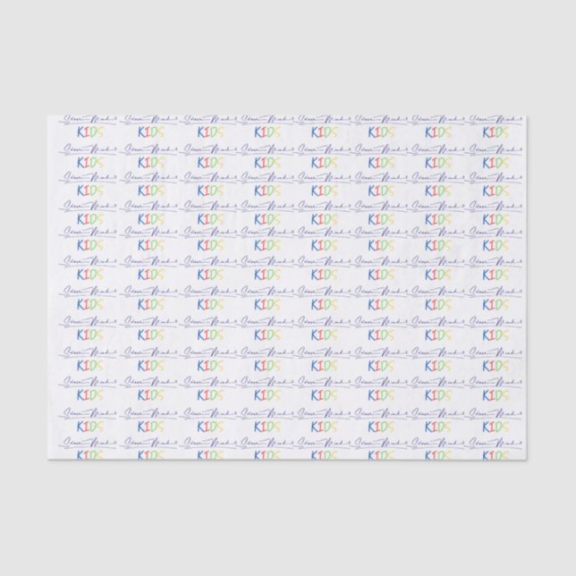 Papel De Seda Presente para crianças do Solace Mind® (Frente )