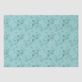 Papel De Seda Presente personalizado de flor selvagem