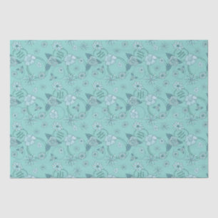 Papel De Seda Presente personalizado de flor selvagem