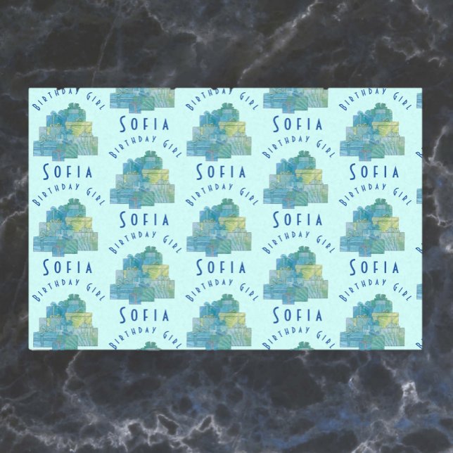 Papel De Seda Presentes bonitos para a garota de aniversário ver (Criador carregado)