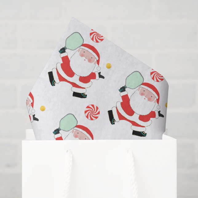 Papel De Seda Presentes de Natal para Pickleball (Sacola de presentes)