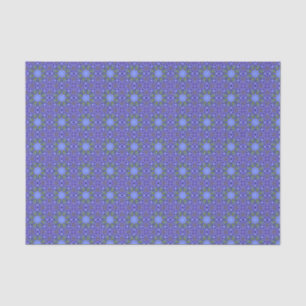 Papel De Seda Presentes Geométricos Azuis Elegantes ou Decoupage