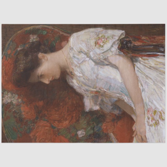 Papel De Seda Presidente vitoriano de Childe Hassam (Frente )