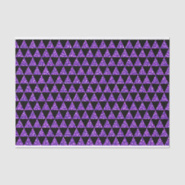 PAPEL DE SEDA PRETO COM COLA PURPER OLHA HALLOWEEN
