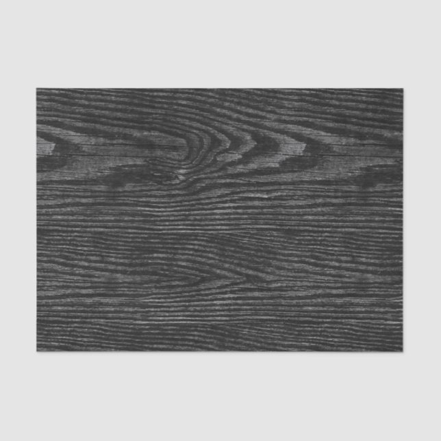 Papel De Seda Preto de madeira resistido da textura (Frente )