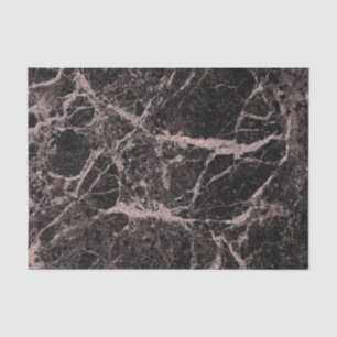 Papel De Seda Preto e Dourado Rosa Brilho Mármore Glam Moderno
