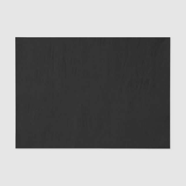 PAPEL DE SEDA PRETO SÓLIDO ESCURO (Frente )